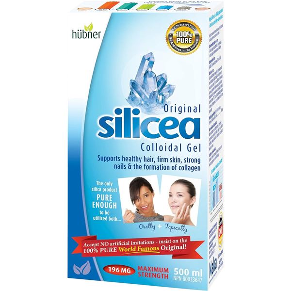 NEW HUBNER SILICEA COLLOIDAL GEL 500ML 196MG