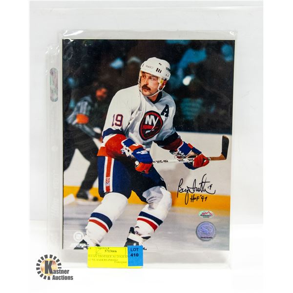 BRYAN TROTTIER AUTOGRAPHED NY ISLANDERS PHOTO