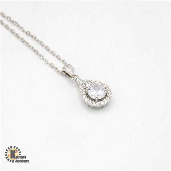 1.50 CARAT ROUND CUBIC ZIRCONIA SURROUND