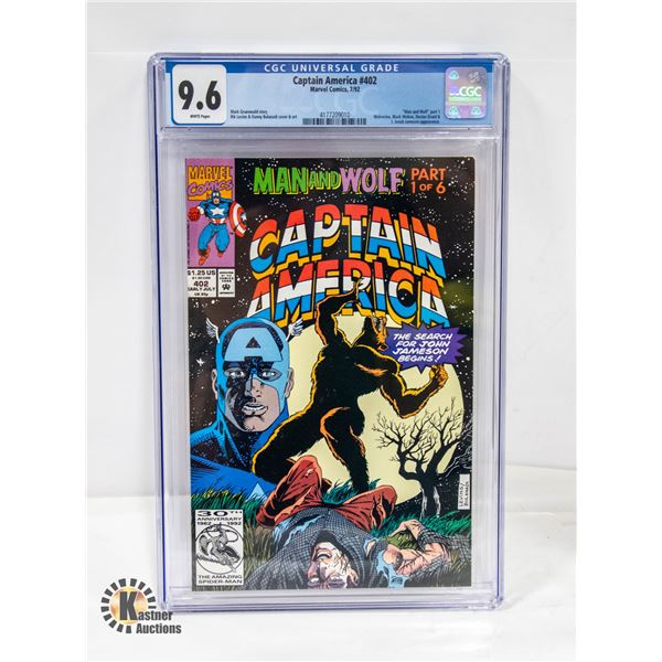 MARVEL CAPTAIN AMERICA #402 CGC COMIC