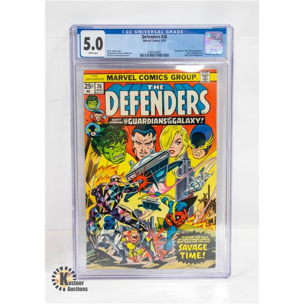 MARVEL DEFENDERS #26 CGC COMIC