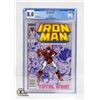 Image 1 : MARVEL IRON MAN #225 CGC COMIC, NEWSSTAND