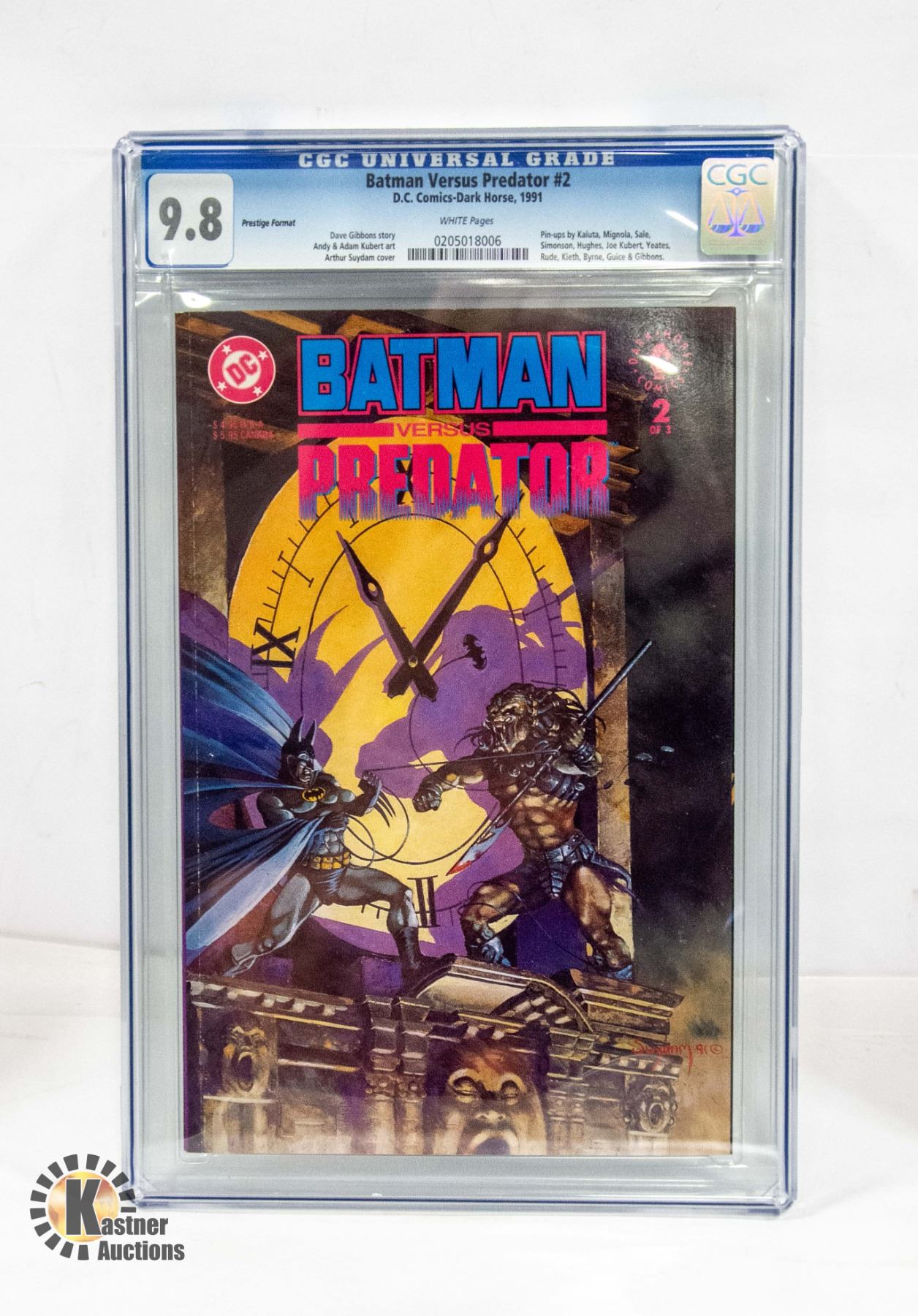DC BATMAN VS PREDATOR #2 CGC COMIC, PRESTIGE VER.