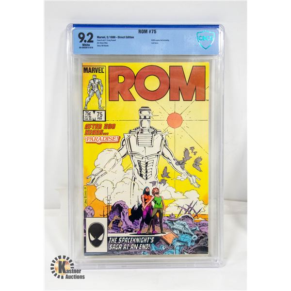 MARVEL ROM #75 CBCS/CGC COMIC, LAST ISSUE