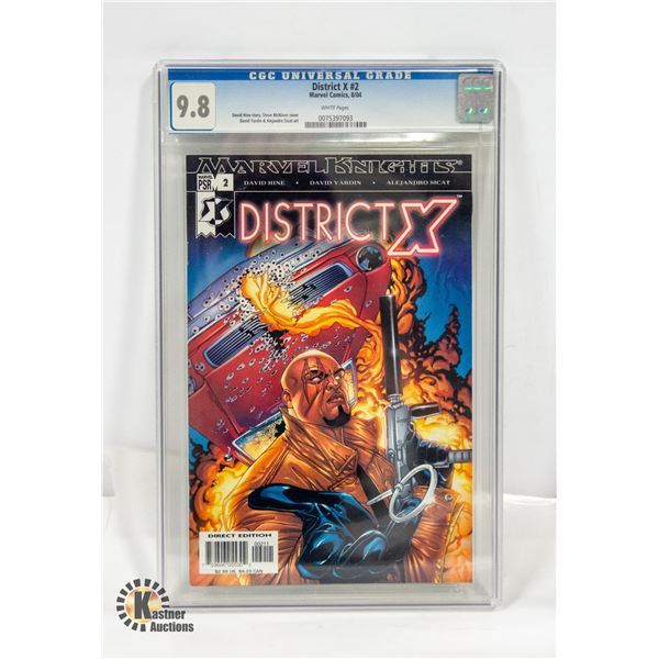 MARVEL DISTRICT X #2 CGC COMIC