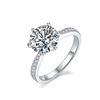 Image 1 : 3 CT GRA CERTIFIED MOISSANITE 925 STERLING SILVER