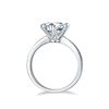 Image 4 : 3 CT GRA CERTIFIED MOISSANITE 925 STERLING SILVER