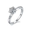Image 1 : 1 CT GRA CERTIFIED MOISSANITE 925 STERLING SILVER
