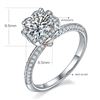 Image 2 : 1 CT GRA CERTIFIED MOISSANITE 925 STERLING SILVER