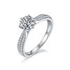 Image 1 : 1 CT GRA CERTIFIED MOISSANITE 925 STERLING SILVER