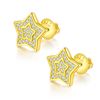 Image 1 : FIVE-POINTED STAR S925 ROSE GOLD PLATED STUD