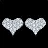 Image 1 : 0.3 CT "LOVE AT FIRST SIGHT" MOISSANITE EARRINGS