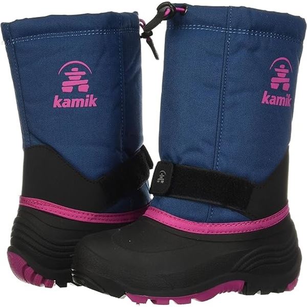 NEW PAIR OF KAMIK ROCKET SNOW BOOTS YOUTH SIZE 6