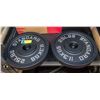NEW PAIR OF 25LBS ( 50LBS TOTAL ) FREE WEIGHTS