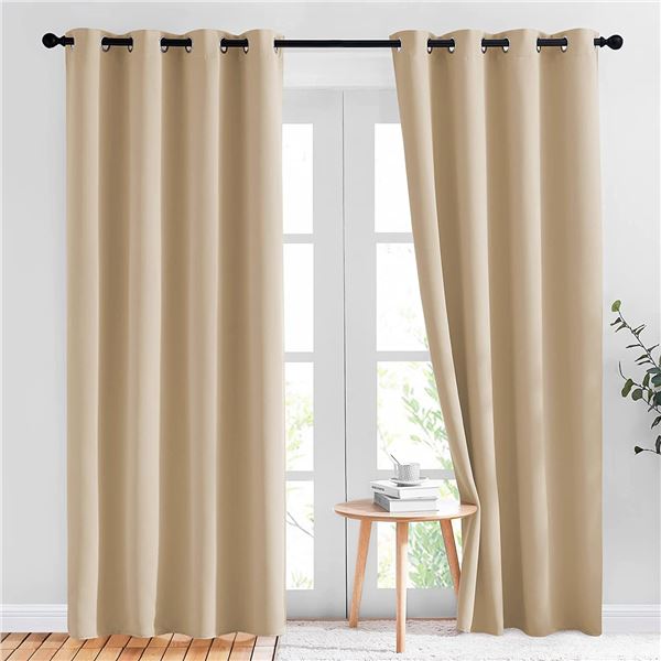 NEW BRILLANZO ROOM DARKENING CURTAINS 2 PANELS