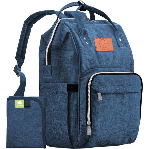 NEW KEABABIES EXPLORER DIAPER BAG IN NAVY BLUE