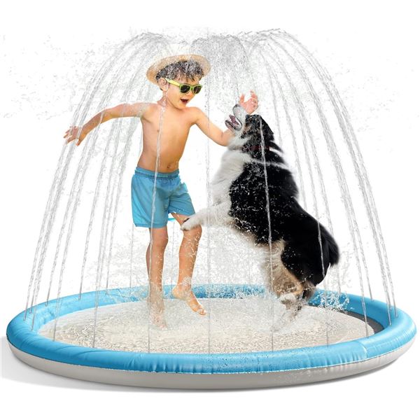 NEW EOSARCU DOG SPLASH PAD - 67  WHEN INFLATED