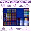 Image 3 : NEW CRAYOLA 115PCS IMAGINATION ART SET WITH CARRY