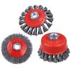 Image 1 : NEW 4 INCH WIRE WHEEL BRUSH CUP BRUSH SET - 6PCS