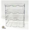 Image 1 : NEWLY ASSEMBLED 4 TIER CLEAR STACKABLE WATER