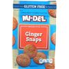 Image 1 : NEW 5 BAGS MI-DEL GINGER SNAPS GLUTEN FREE PEANUT