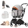 Image 1 : NEW 3-1 HRKING PET STROLLER WITH DETACHABLE PET