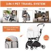 Image 2 : NEW 3-1 HRKING PET STROLLER WITH DETACHABLE PET