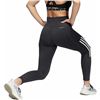 Image 2 : NEW ADIDAS WOMENS LIGHTWEIGHT HIGH RISE 3 STRIPE