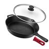 NEW CUISINEL PRE-SEASONED 12INCH CAST IRON SKILLET