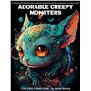 Image 1 : NEW ADORABLE CREEPY MONSTERS COLORING BOOK