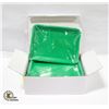 Image 1 : CASE OF 12 GREEN COLORED ROLLING TRAYS