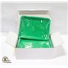 Image 1 : CASE OF 12 GREEN COLORED ROLLING TRAYS