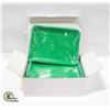 Image 1 : CASE OF 12 GREEN COLORED ROLLING TRAYS