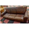 ESTATE SADDLE BROWN 2 SEATER LOVESEAT-ESTATE