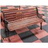 Image 1 : WOOD/CAST IRON BENCH 50" LONG