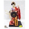 JAPANEESE GEISHA FIGURE - REAL MATERIAL FOR KOMONO