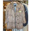 ESTATE MASTER FURRIERS GREY MINK FUR COAT LADIES