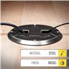 Image 1 : NEW HUBBELL-RACO 6239 RECESSED FLOOR OUTLET