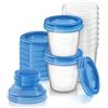 Image 1 : NEW PHILIPS AVENT BREAST MILK JARS; TEN 6OZ JARS