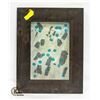 Image 1 : HAND CRAFTED FRAMED GLASS WALL ART