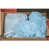 Image 1 : BOX OF NEW BLUE DRAPES