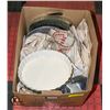 Image 1 : ESTATE BOX OF MAINLY BAKING ITEMS - PIE PLATE,