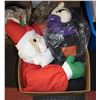 Image 1 : LARGE STUFFED SANTA & WITCH