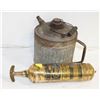Image 1 : ANTIQUE WATER CAN & ANTIQUE BRASS FIRE