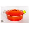 Image 1 : ESTATE LE CREUSET #22 CAST IRON OVAL SAUCEPAN POT