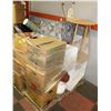 Image 1 : PALLET OF ESTATE ITEMS INCLUDES CORK TABLE IRONING