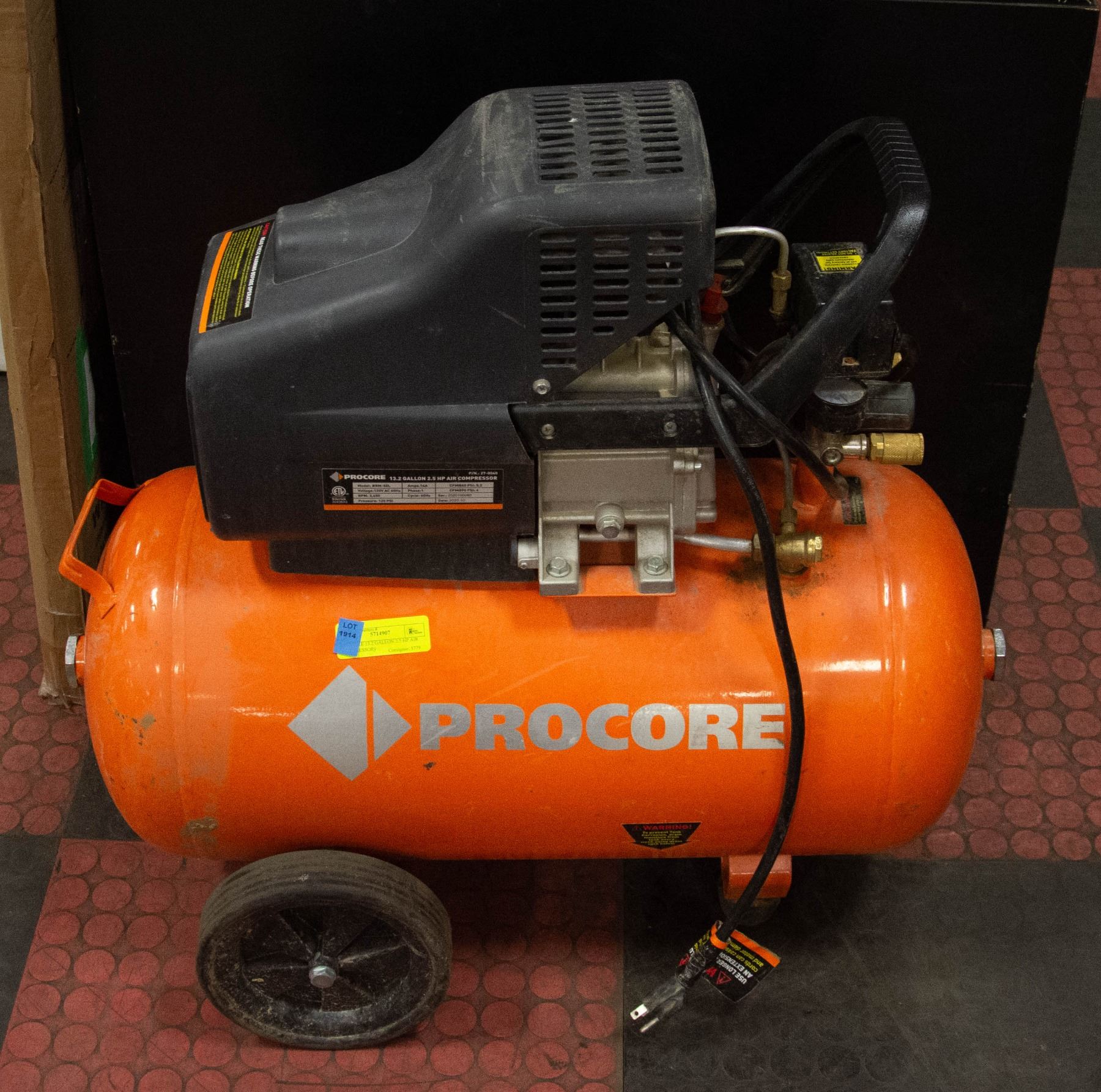 Pro Core Compressor PROCORE 13.2 GALLON 2.5 HP AIR COMPRESSOR