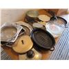 Image 3 : Household dishes, pans, serving plates, knives