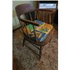 Image 2 : Vintage wooden chair - chocolate brown