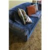 Image 2 : Love seat couch with hide a bed- Brand new mattress still in wrapping